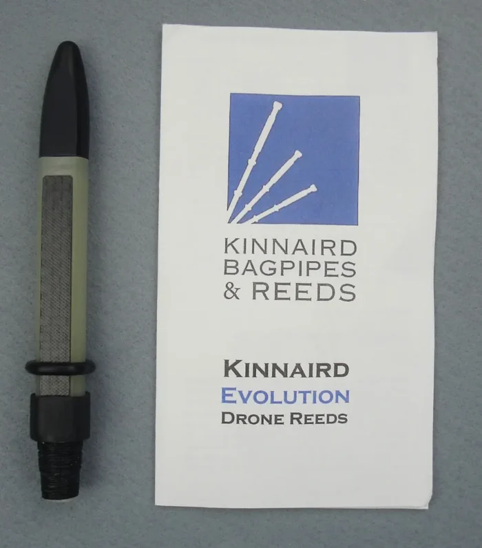 kinnaird evolution bass drone bagpipe reed
