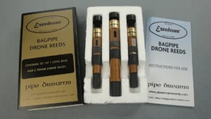 ez set of long bass drone chanters for bagpipes