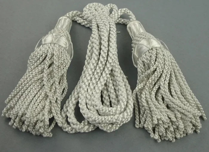 bagpipe drone cords silver