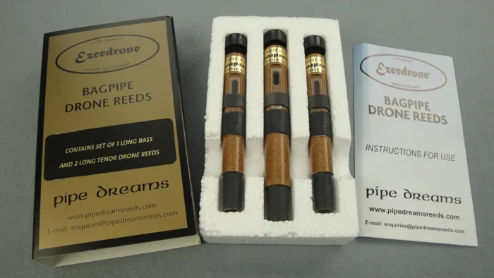 ez set long bass and tenors drone chanters for bagpipes