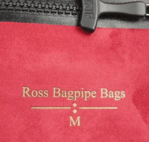 Ross Medium Suede Zip Bag (10.5” X 28”)