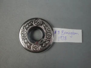 #8 Engraved Sterling Silver Chanter Sole,