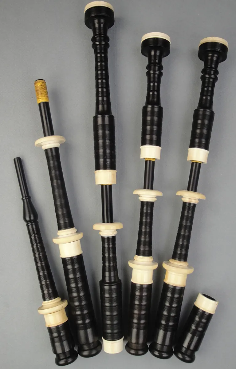 Center, Circa 1900, Ebony, Ivory