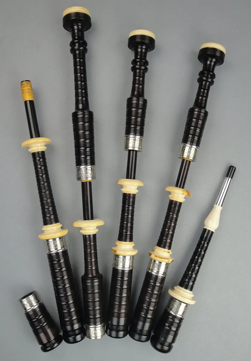 Center, Circa 1908, German Silver and Ivory