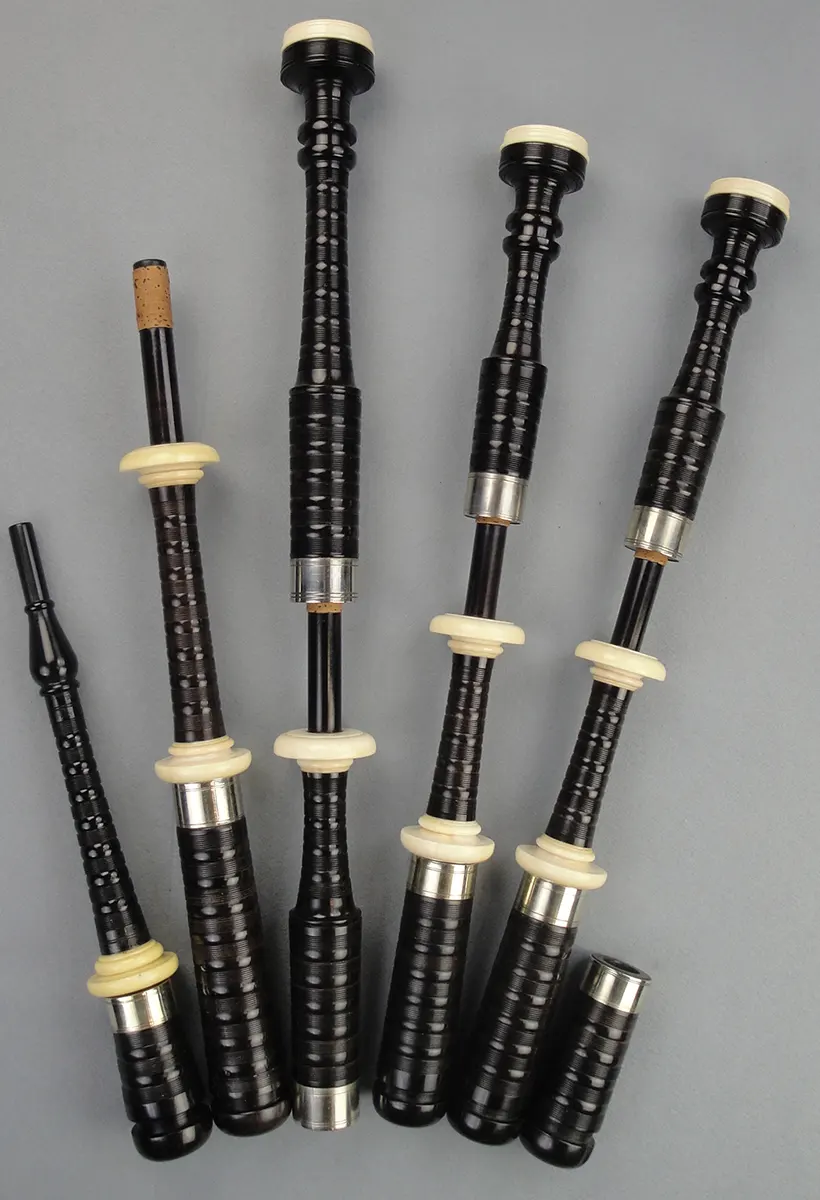 Circa 1930 Henderson, African Blackwood, Nickel and Ivory