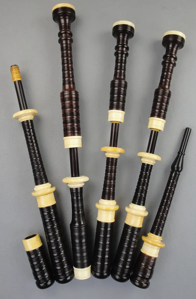 Circa 1940 Lawries, African Blackwood, Full Ivory