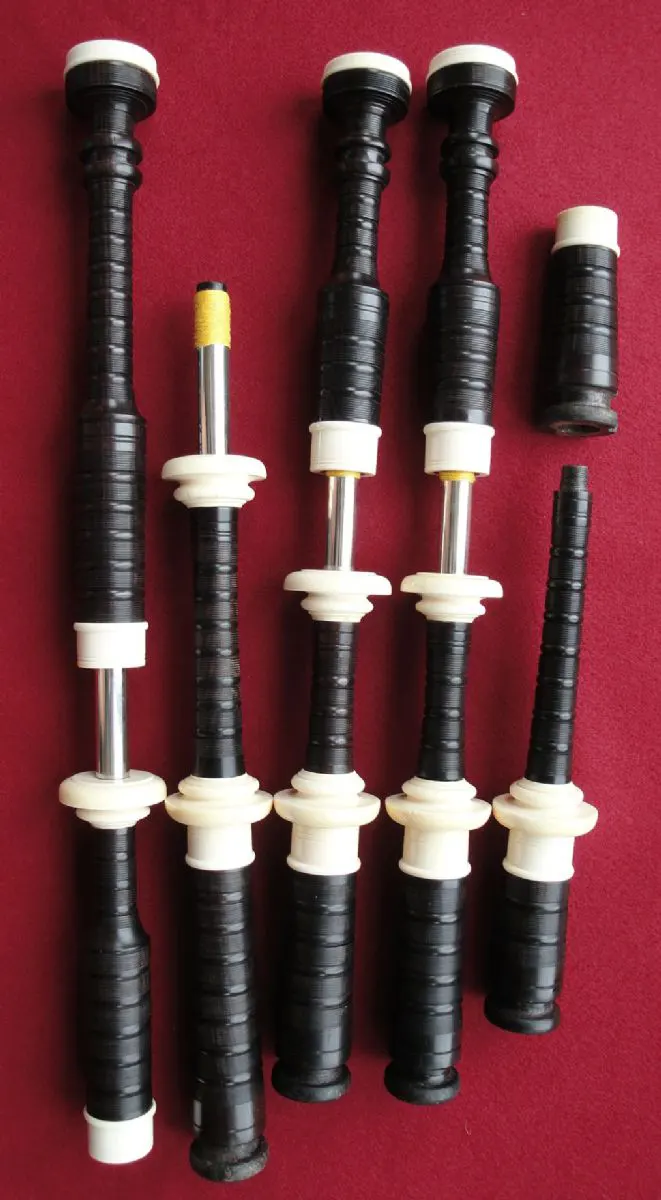 Circa 1940s Starck in Blackwood, Full Ivory, Nickel Slides