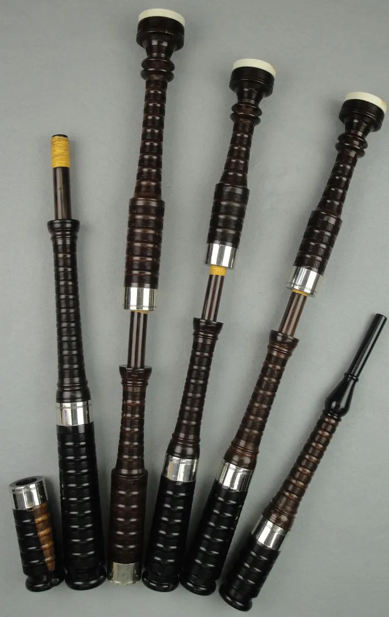 David Glen, Circa 1900, Cocuswood, Ivory Caps, Nickel Ferrules