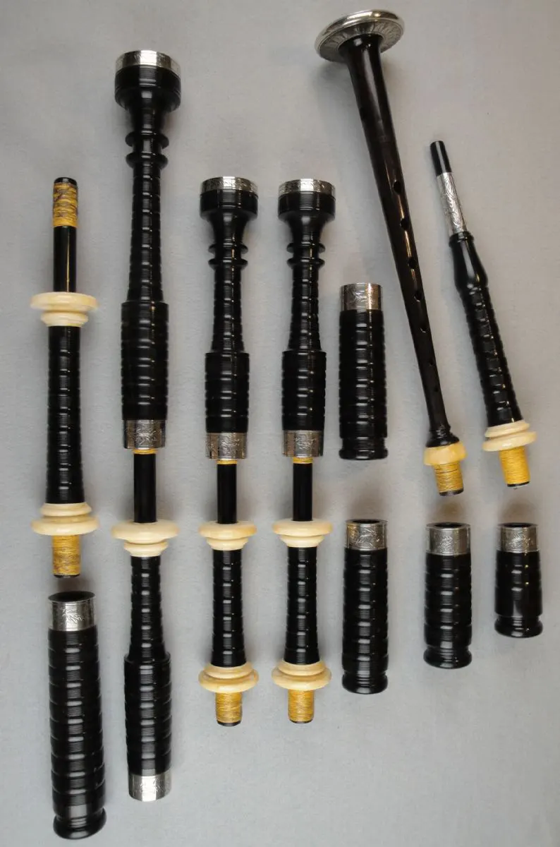 Duncan Macdougall, Breadalbane, Circa 1870s-80s, Ebony, Ivory, Engraved Silver