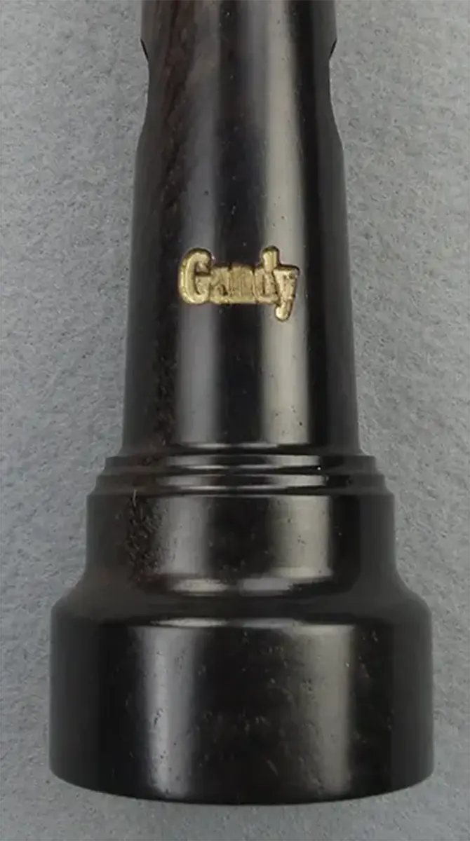 Gandy African Blackwood Pipe Chanter
