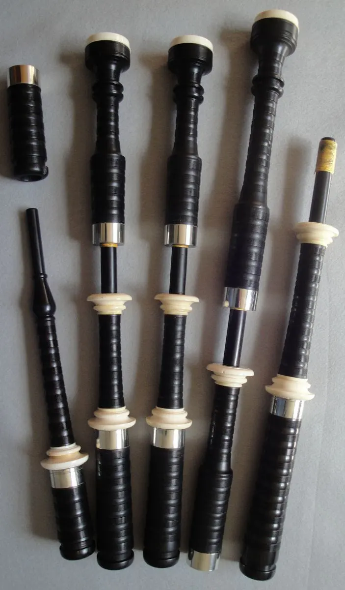 Gavin Macdougall, Circa 1900, in Ebony, Ivory and Nickel Mounts, Brass Slides