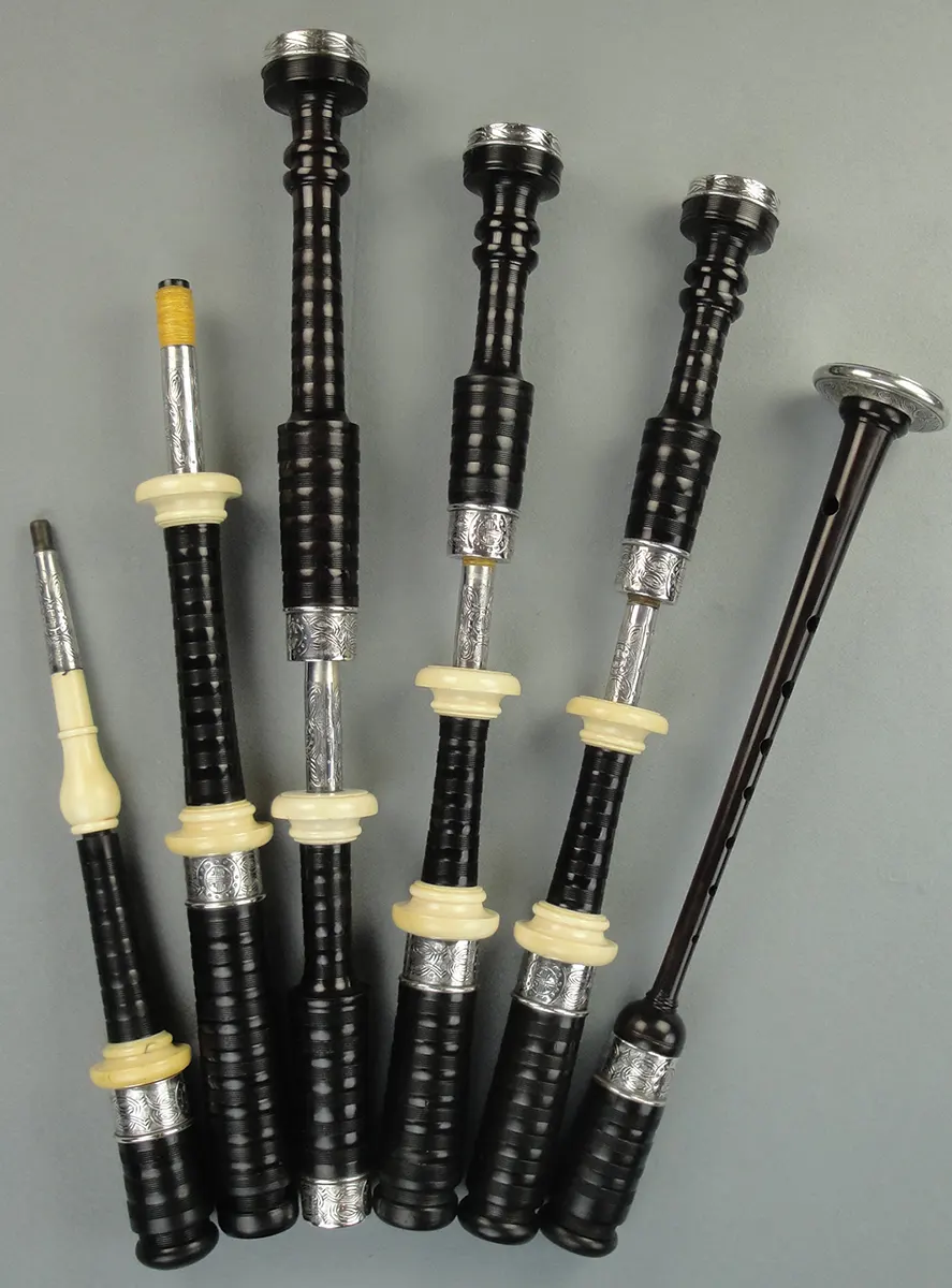 Grainger and Campbell, Silver and Ivory, Hallmarked 1969-70