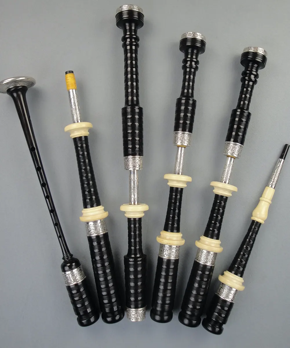 Grainger and Campbell, Silver and Ivory, Hallmarked 1973-74