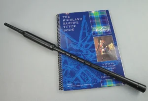 National Piping Centre Highland Bagpipe Tutor Book with Polypenco Practice Chanter