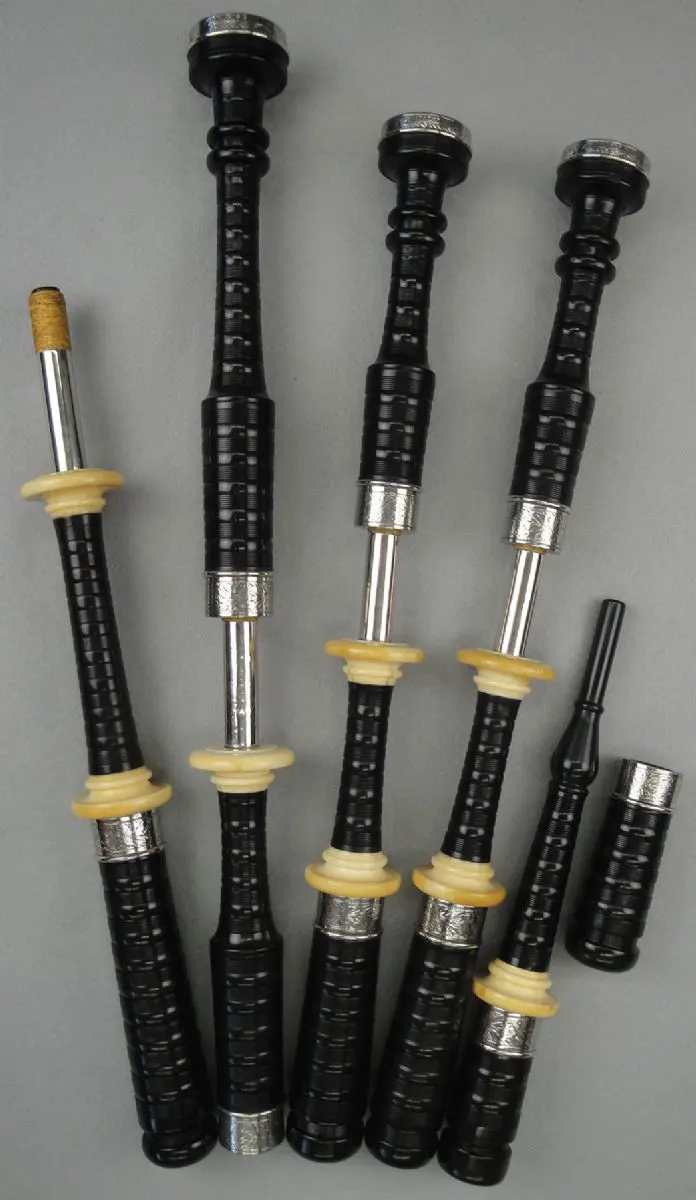 Henderson, Circa 1900, Ebony, German Silver and Ivory