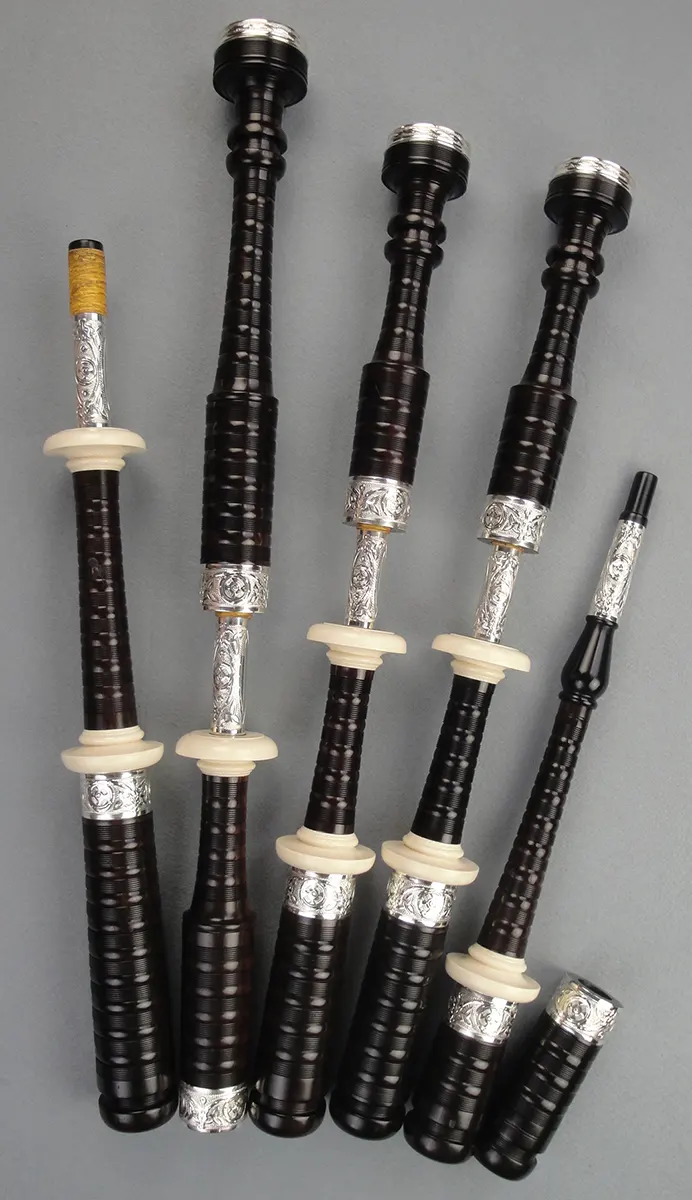 Henderson, Cocuswood, Circa 1916, Remounted in Engraved Silver, Imitation Ivory