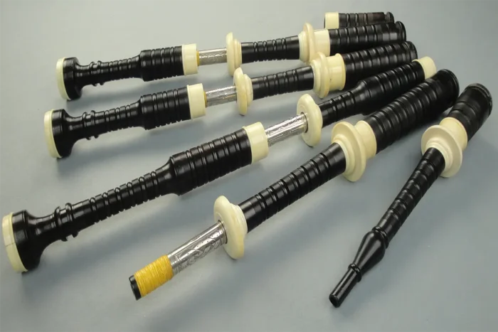 Henry Starck, Circa 1930s, Engraved Silver Slides, Ivory
