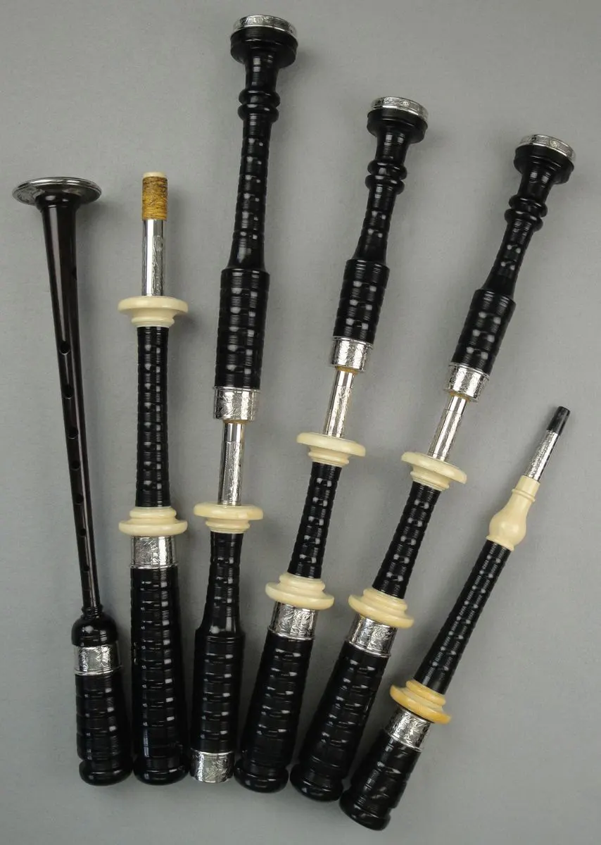 Lawrie, Circa 1905, Ebony, Silver and Ivory