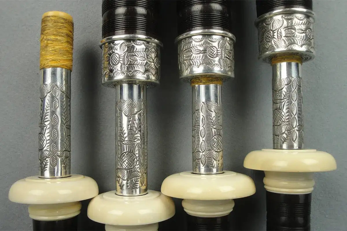 MacPherson, 1972-73, Engraved silver and ivory