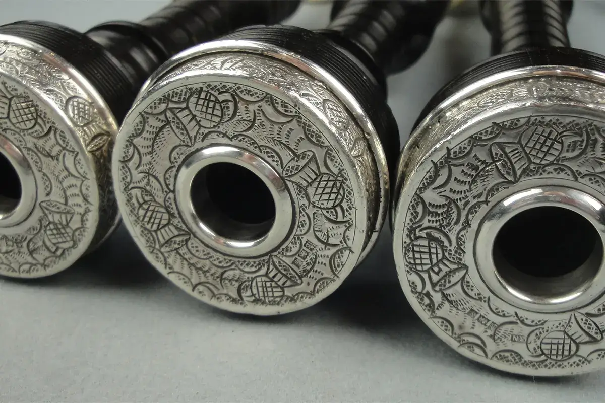 MacPherson, 1972-73, Engraved silver and ivory