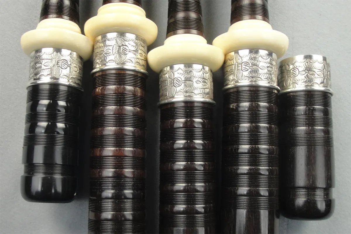 MacPherson, 1972-73, Engraved silver and ivory