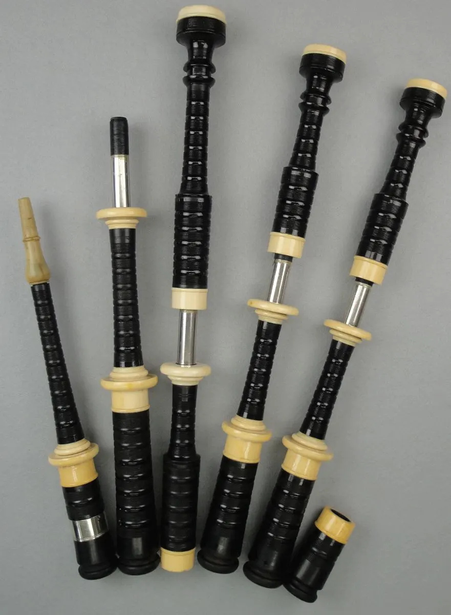 Macdougall, Suspected Gavin, Circa 1905, Full Ivory, Plated Brass Slides