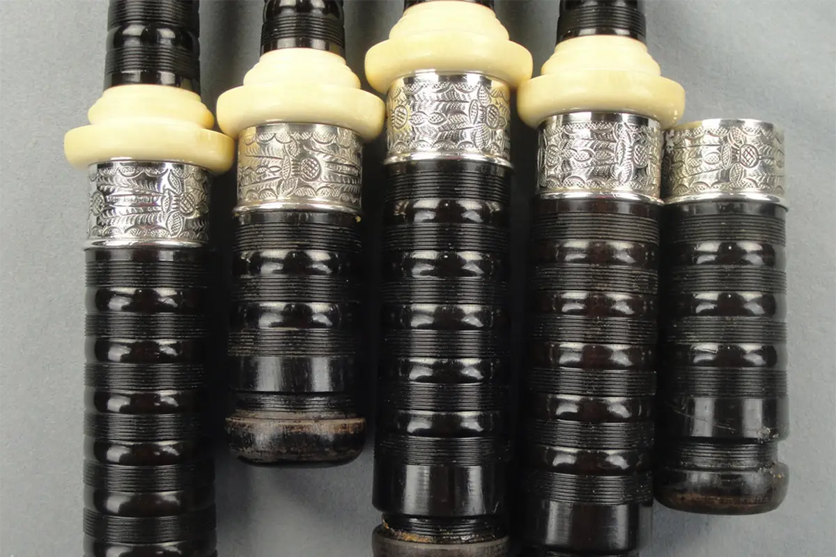 Peter Henderson, silver and ivory, hallmarked 1972. 