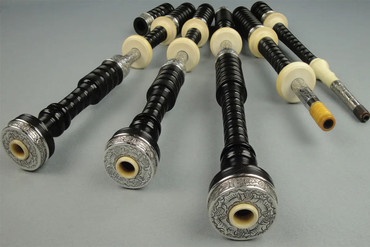 Peter Henderson, silver and ivory, hallmarked 1972. 