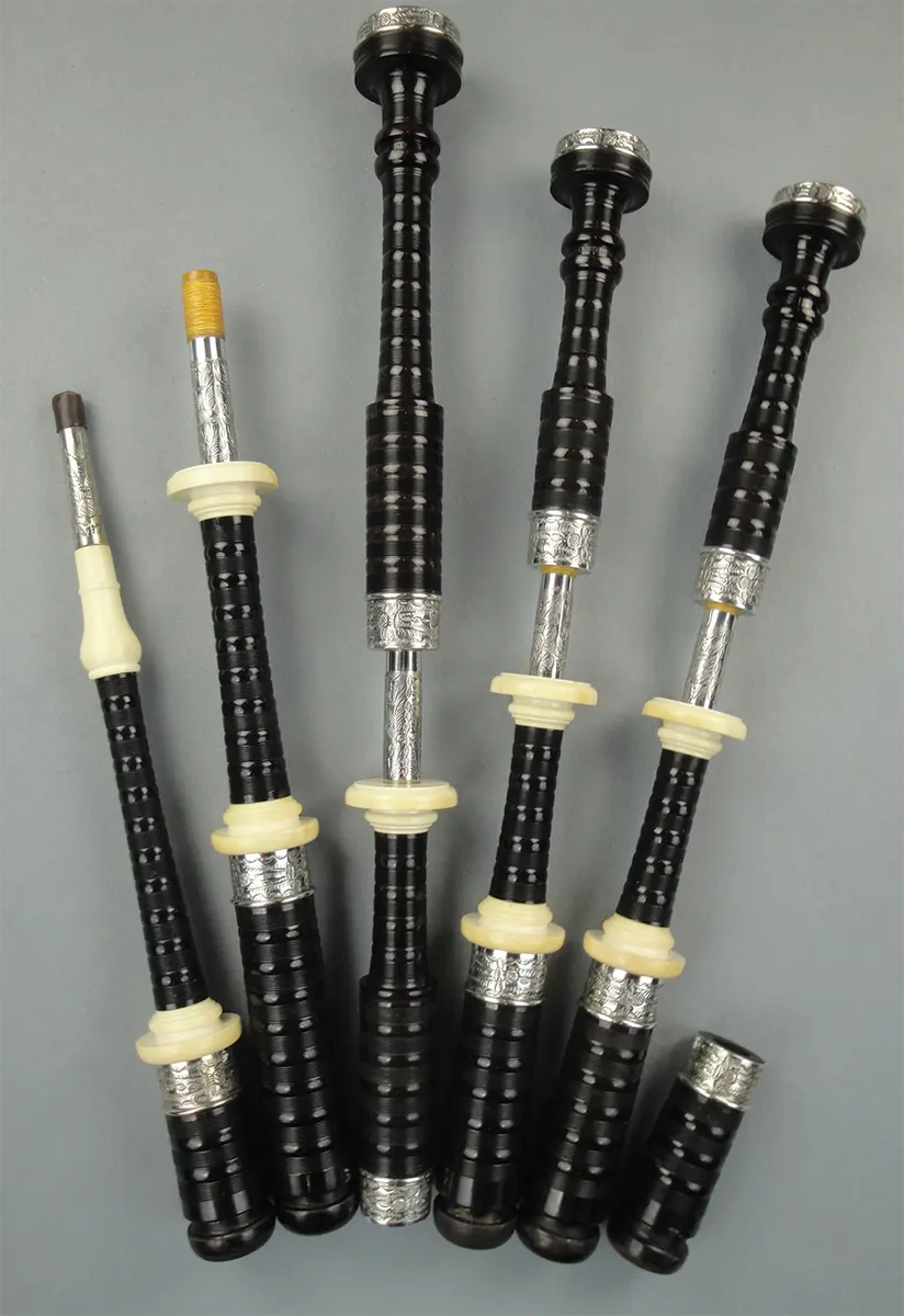 Peter Henderson, silver and ivory, hallmarked 1972. 