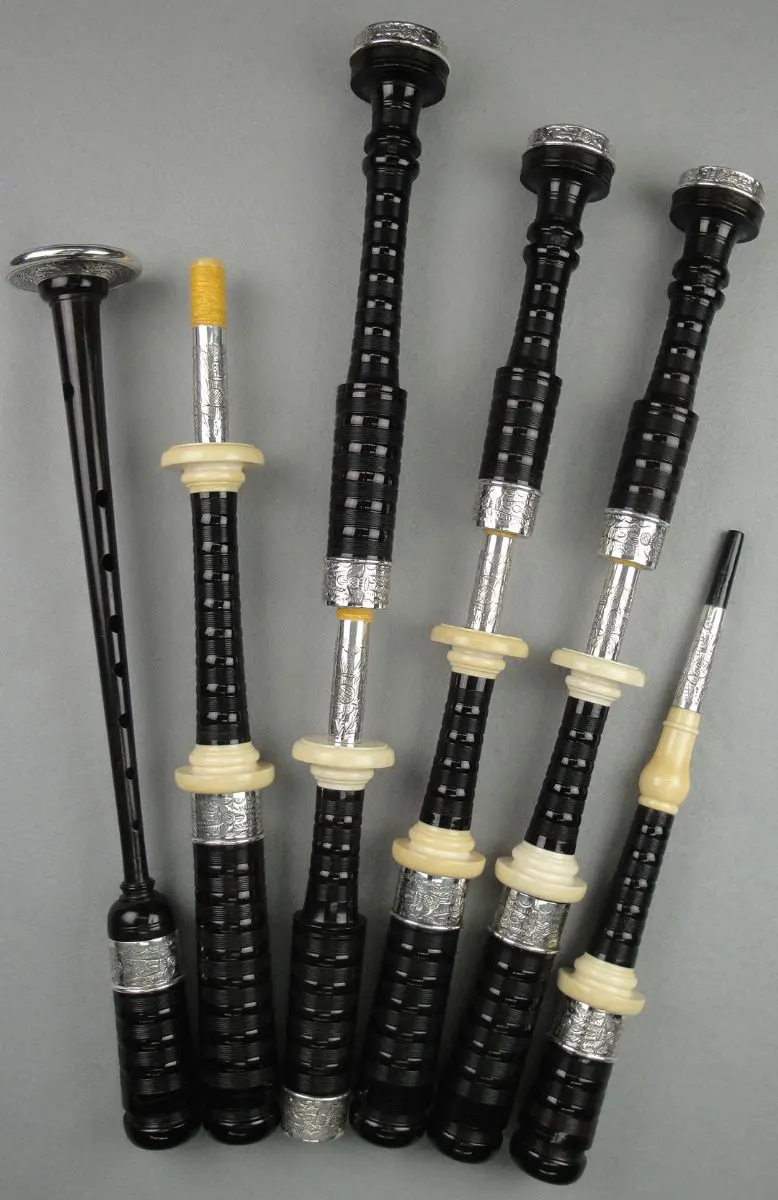 R. G. Hardie, 1970-71, Hallmarked Engraved Sterling Silver, Ivory