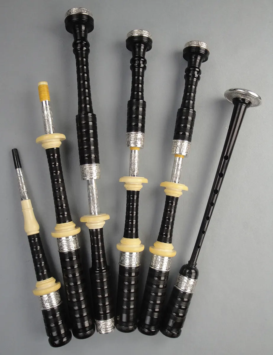 R. G. Hardie, Hallmarked 1969, Silver and Ivory