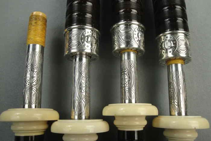 R. G. Hardie, Silver and Ivory, Hallmarked 1954-65
