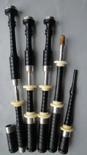 R. G. Lawrie, Ebony, Engraved Silver and Ivory, Hallmarked 1914