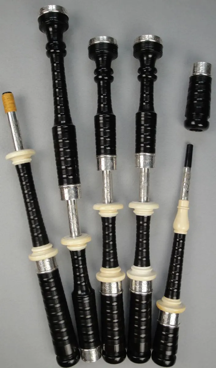 R.g. Lawrie, Hallmarked 1900, in Ebony, Silver and Ivory