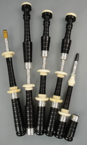 Robertson, Circa 1920s, Engraved, Hallmarked Silver 2006, Ivory