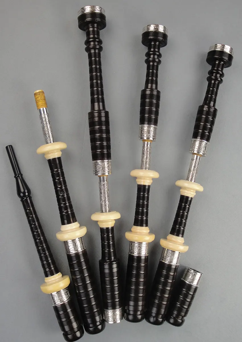 Robertson, Silver and Ivory, Hallmarked 1952-53