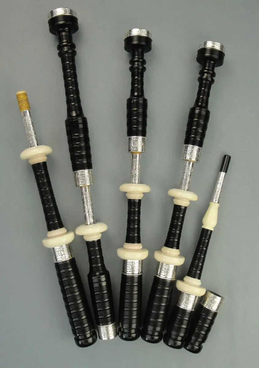 Robertson, Silver and Ivory, Hallmarked 1954-55