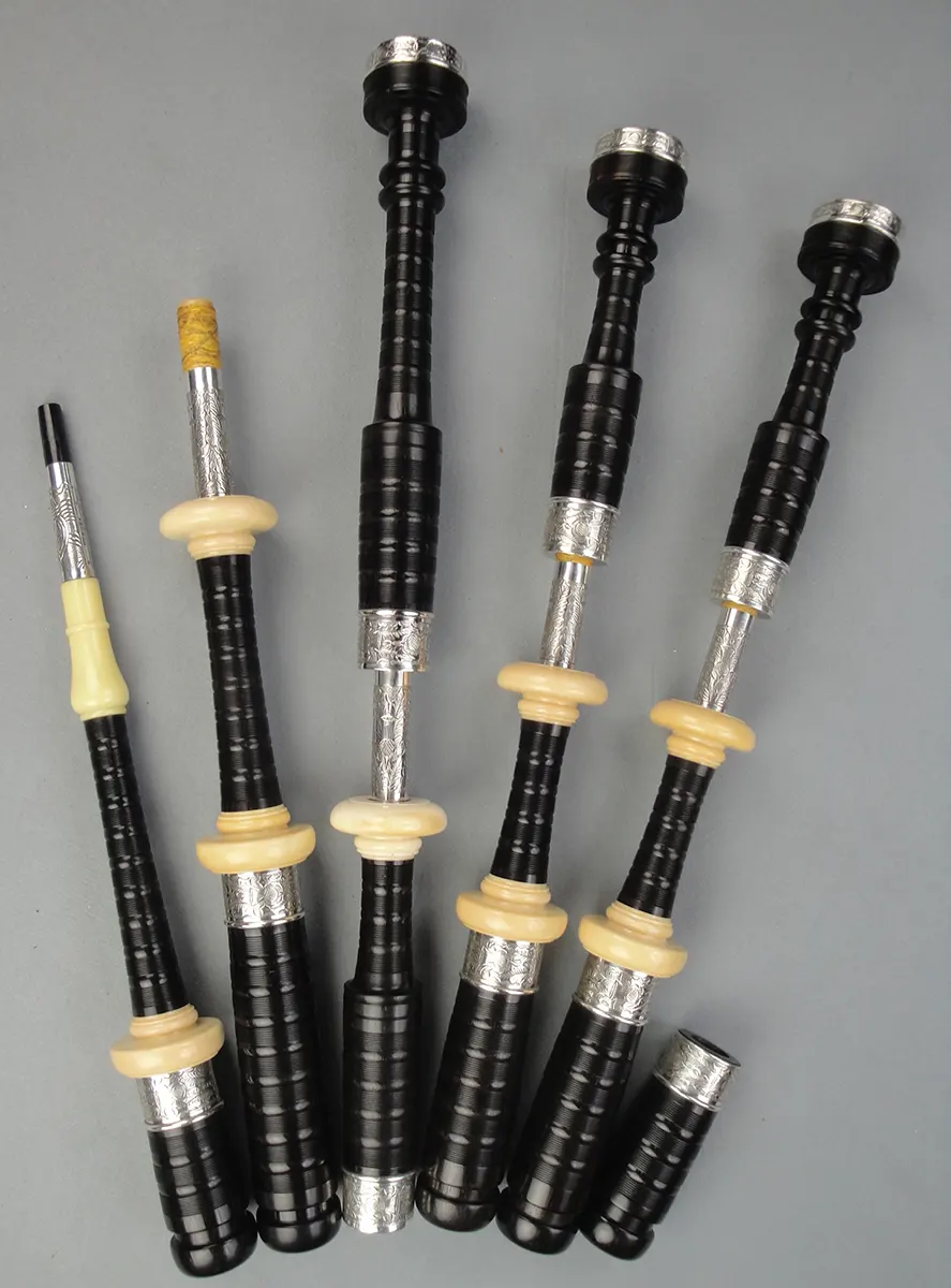 Robertson, Silver and Ivory, Hallmarked 1955