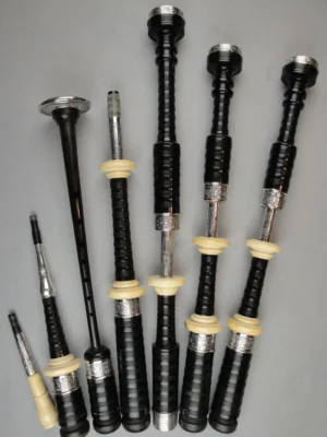 Silver and Ivory Grainger and Campbell, Hallmarked 1977, with John Kidd Bore and Stock Alterations