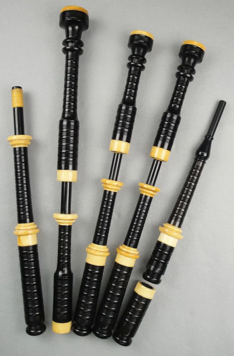 Suspected Macdougall, Circa 1850s, Ebony, Full Ivory, Brass Lined