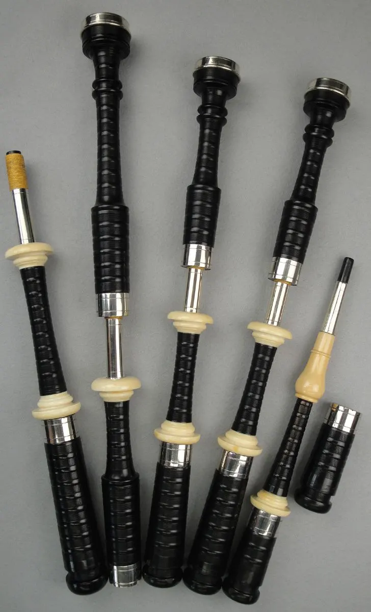 Thow, Circa 1910, Ebony, Ivory, German Silver