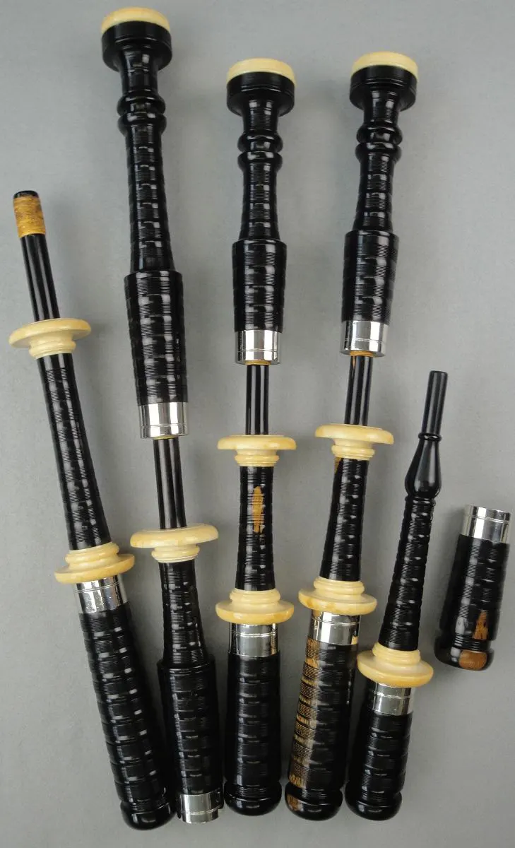 Unknown Ebony, Circa Pre-1890, Ivory, Nickel Ferrules