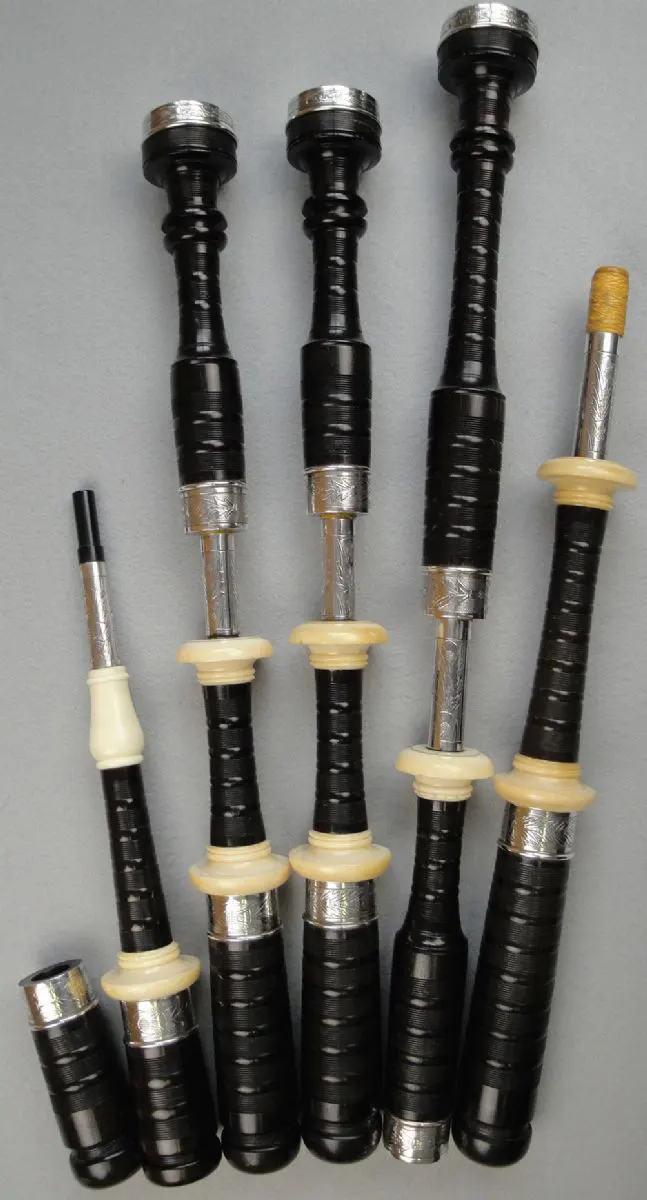 William Sinclar & Son, Silver and Ivory, Hallmarked 1956