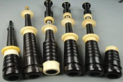 Henderson, Circa 1935, Full Ivory, Plain Silver Slides