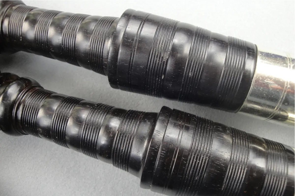 Robertson, Circa 1920s, Lignum Vitae, Nickel, Imitation Ivory
